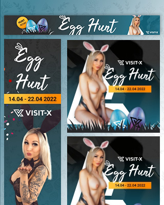 VISIT-X Egg Hunt Promotional material